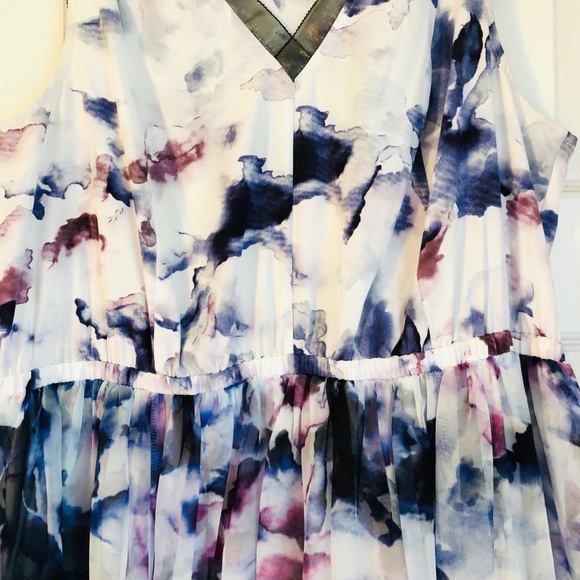 Simply Vera Dress Vera Wang Floral Like New Lovely Style So Feminine & Stunning - Picture 5 of 8